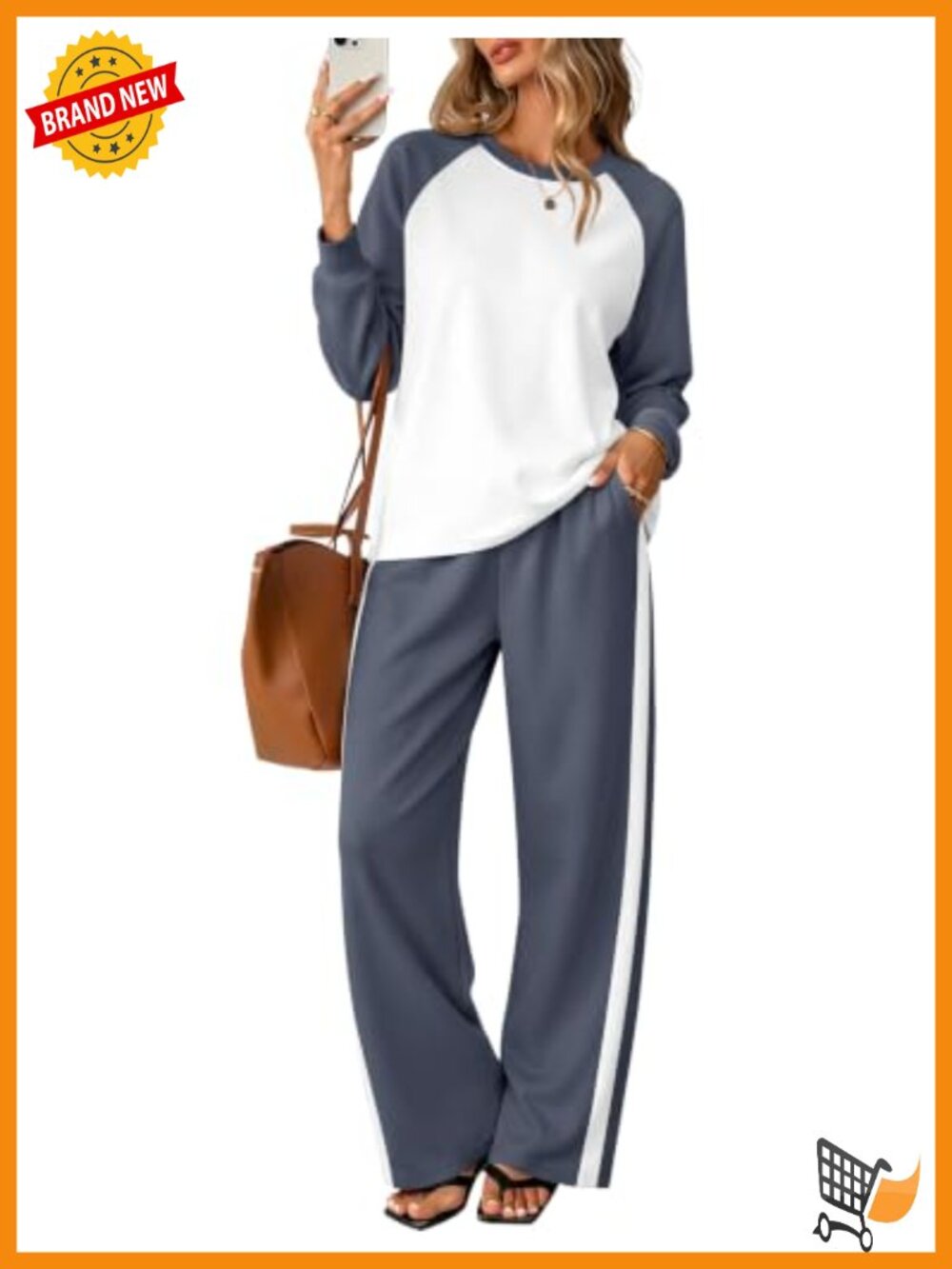 Women's 2 Piece Sweatsuit Set Wide Leg Lounge Matching Outfit Loungewear